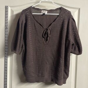 Brown knit sweater xxl